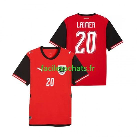 Maillot Autriche Konrad Laimer 20 Domicile Coupe du Monde 2026 Homme MC
