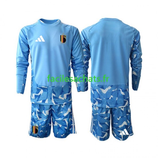 Maillot Belgique Gardien Domicile Coupe du Monde 2026 Enfant ML
