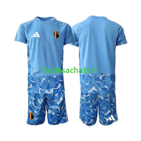 Maillot Belgique Gardien Domicile Coupe du Monde 2026 Enfant MC