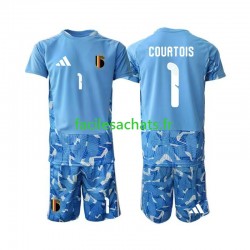 Maillot Belgique Thibaut Courtois 1 Gardien Domicile Coupe du Monde 2026 Enfant MC