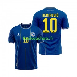 Maillot Bosnie Herzégovine Ermedin Demirovic 10 Domicile Coupe du Monde 2026 Homme MC Maillot Bosnie Herzégovine Ermedin Demirovic 10 Domicile Coupe du Monde 2026 Homme MC