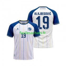 Maillot Bosnie Herzégovine Kerim Alajbegovic 19 Extérieur Coupe du Monde 2026 Homme MC Maillot Bosnie Herzégovine Kerim Alajbegovic 19 Extérieur Coupe du Monde 2026 Homme MC
