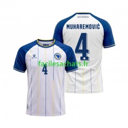 Maillot Bosnie Herzégovine Tarik Muharemovic 4 Extérieur Coupe du Monde 2026 Homme MC Maillot Bosnie Herzégovine Tarik Muharemovic 4 Extérieur Coupe du Monde 2026 Homme MC