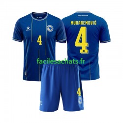 Maillot Bosnie Herzégovine Tarik Muharemovic 4 Domicile Coupe du Monde 2026 Enfant MC Maillot Bosnie Herzégovine Tarik Muharemovic 4 Domicile Coupe du Monde 2026 Enfant MC