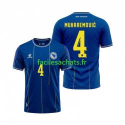 Maillot Bosnie Herzégovine Tarik Muharemovic 4 Domicile Coupe du Monde 2026 Homme MC Maillot Bosnie Herzégovine Tarik Muharemovic 4 Domicile Coupe du Monde 2026 Homme MC