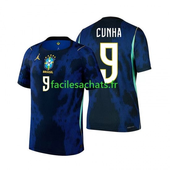 Maillot Brésil Matheus Cunha 9 Extérieur Coupe du Monde 2026 Homme MC