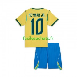 Maillot Brésil Neymar JR 10 Domicile Coupe du Monde 2026 Enfant MC