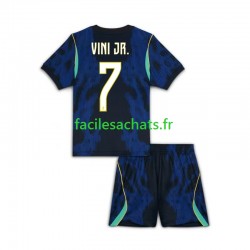 Maillot Brésil Vinicius Junior 7 Extérieur Coupe du Monde 2026 Enfant MC