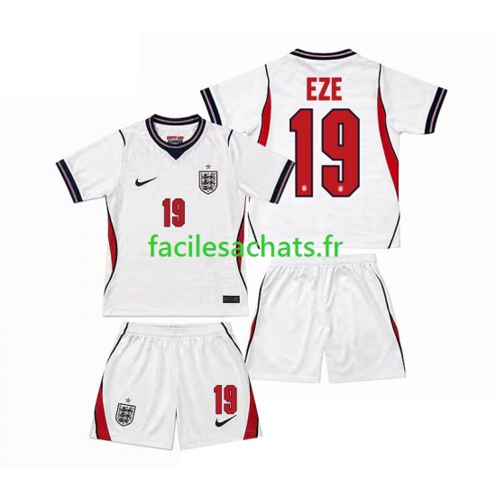 Maillot Angleterre Eberechi Eze 19 Domicile Coupe du Monde 2026 Enfant MC