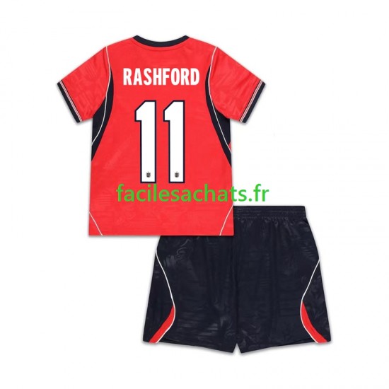 Maillot Angleterre Marcus Rashford 11 Extérieur Coupe du Monde 2026 Enfant MC