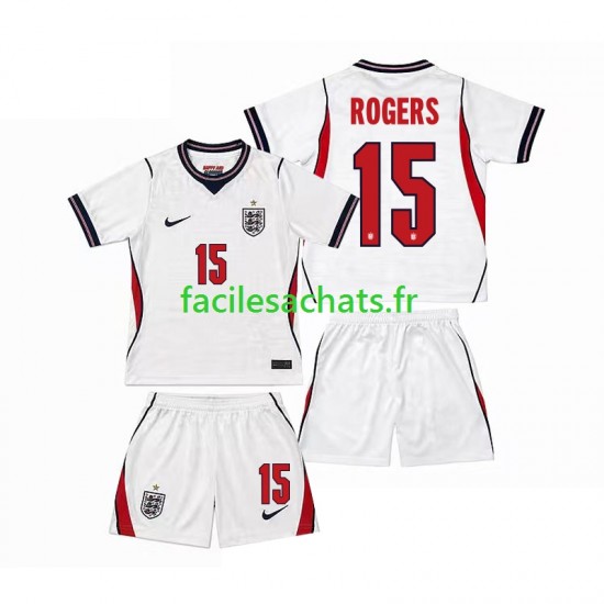 Maillot Angleterre Morgan Rogers 15 Domicile Coupe du Monde 2026 Enfant MC