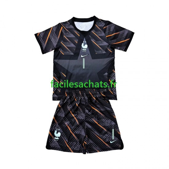 Maillot France Brice Samba 1 Gardien Domicile Coupe du Monde 2026 Enfant MC