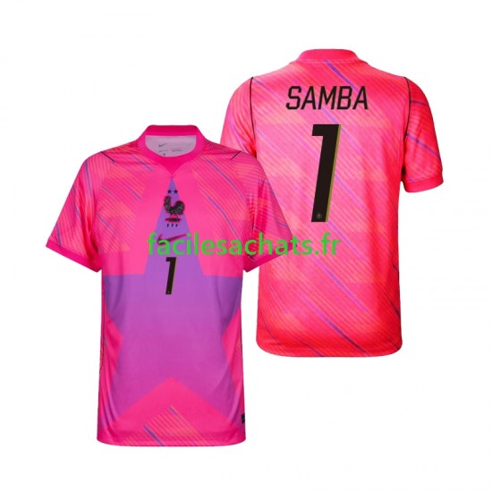 Maillot France Brice Samba 1 Gardien Extérieur Coupe du Monde 2026 Homme MC