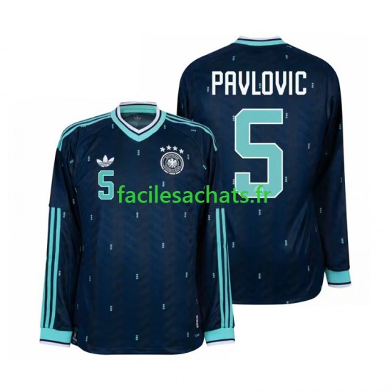 Maillot Allemagne Aleksandar Pavlovic 5 Extérieur Coupe du Monde 2026 Homme ML