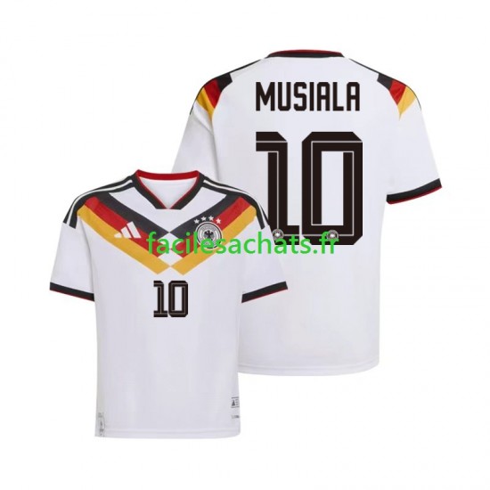 Maillot Allemagne Jamal Musiala 10 Domicile Coupe du Monde 2026 Homme MC