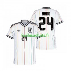 Maillot Japon Kaishu Sano 24 Extérieur Coupe du Monde 2026 Homme MC Maillot Japon Kaishu Sano 24 Extérieur Coupe du Monde 2026 Homme MC