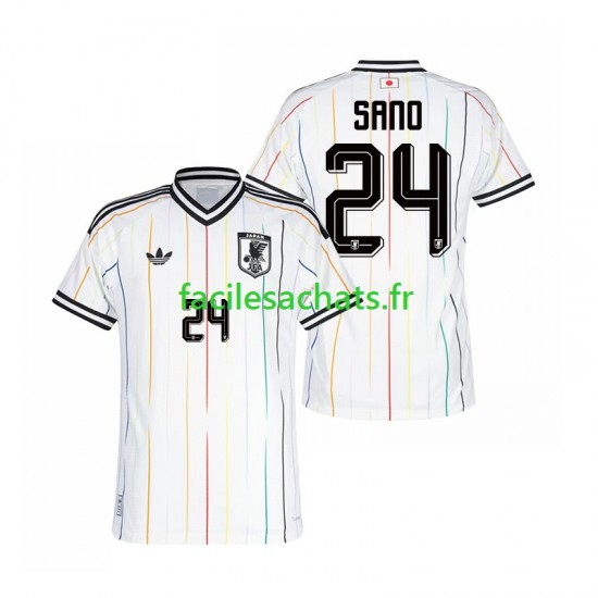 Maillot Japon Kaishu Sano 24 Extérieur Coupe du Monde 2026 Homme MC