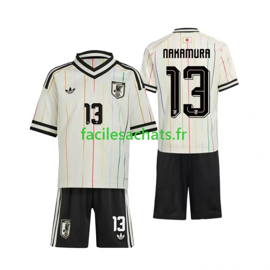 Maillot Japon Keito Nakamura 13 Extérieur Coupe du Monde 2026 Enfant MC