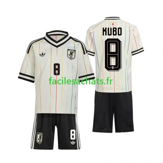 Maillot Japon Kubo 8 Extérieur Coupe du Monde 2026 Enfant MC