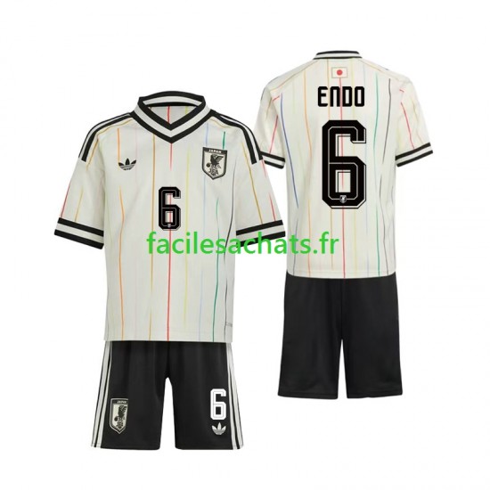 Maillot Japon Wataru Endo 6 Extérieur Coupe du Monde 2026 Enfant MC