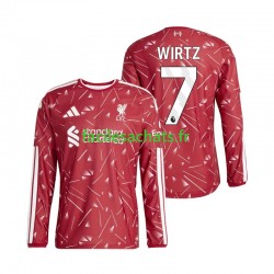 Maillot Liverpool Florian Wirtz 7 2026-2027 Domicile Homme ML Maillot Liverpool Florian Wirtz 7 2026-2027 Domicile Homme ML
