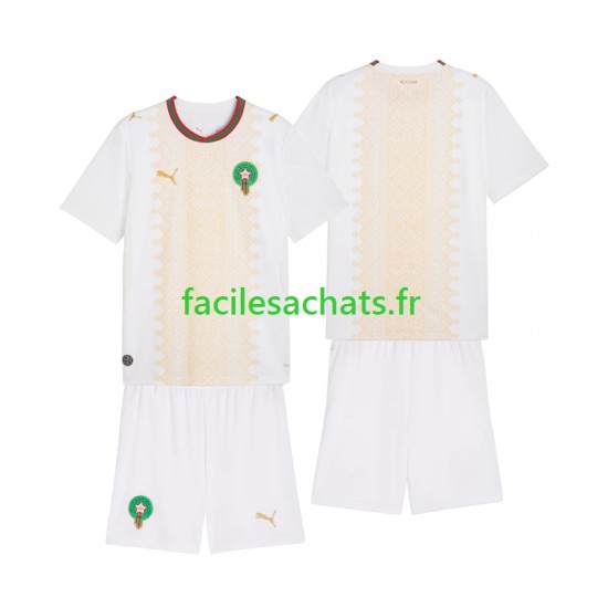 Maillot Maroc 2026 Extérieur Enfant MC
