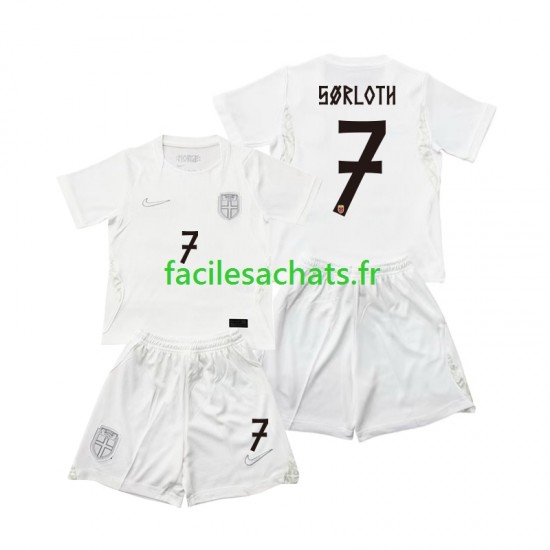 Maillot Norvège Alexander Sorloth 7 3ème Coupe du Monde 2026 Enfant MC