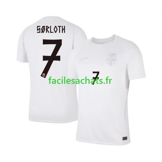 Maillot Norvège Alexander Sorloth 7 3ème Coupe du Monde 2026 Homme MC