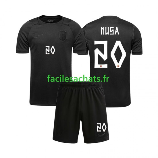 Maillot Norvège Antonio NUSA 20 Extérieur Coupe du Monde 2026 Enfant MC