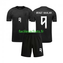 Maillot Norvège Braut Haaland 9 Extérieur Coupe du Monde 2026 Enfant MC