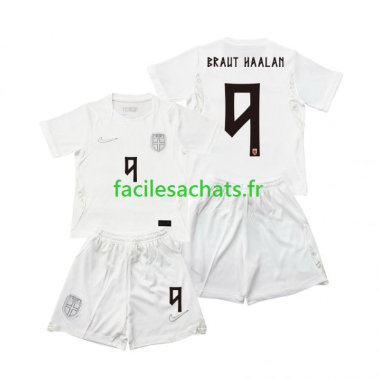 Maillot Norvège Braut Haaland 9 3ème Coupe du Monde 2026 Enfant MC