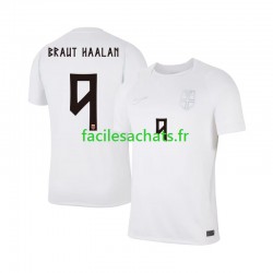 Maillot Norvège Braut Haaland 9 3ème Coupe du Monde 2026 Homme MC