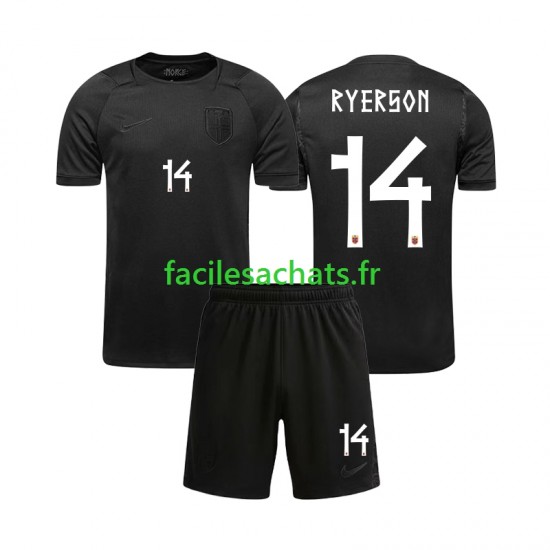 Maillot Norvège Julian Ryerson 14 Extérieur Coupe du Monde 2026 Enfant MC