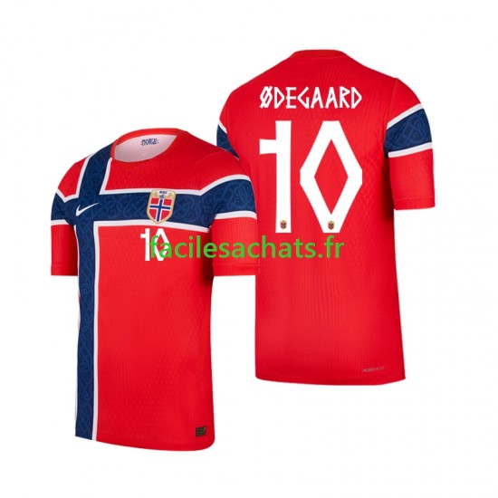 Maillot Norvège Martin Odegaard 10 Domicile Coupe du Monde 2026 Homme MC