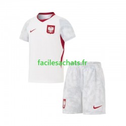 Maillot Pologne Domicile Coupe du Monde 2026 Enfant MC