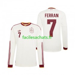 Maillot Espagne Ferran Torres 7 Extérieur Coupe du Monde 2026 Homme ML Maillot Espagne Ferran Torres 7 Extérieur Coupe du Monde 2026 Homme ML