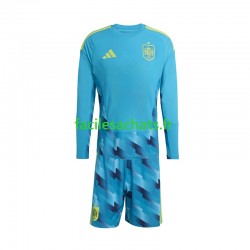 Maillot Espagne Gardien Domicile Coupe du Monde 2026 Enfant ML