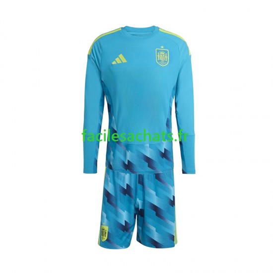 Maillot Espagne Gardien Domicile Coupe du Monde 2026 Enfant ML