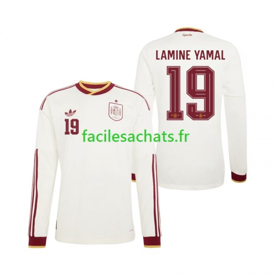 Maillot Espagne Lamine Yamal 19 Extérieur Coupe du Monde 2026 Homme ML