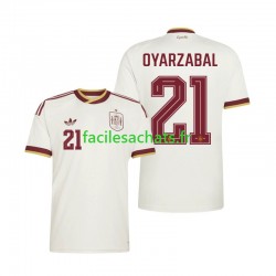 Maillot Espagne Mikel Oyarzabal 21 Extérieur Coupe du Monde 2026 Homme MC Maillot Espagne Mikel Oyarzabal 21 Extérieur Coupe du Monde 2026 Homme MC