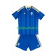 Maillot Suède Extérieur Coupe du Monde 2026 Enfant MC