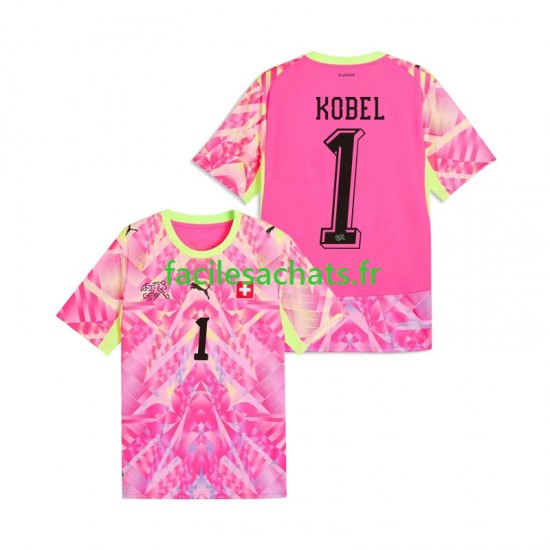 Maillot Suisse Gregor Kobel 1 Gardien Extérieur Coupe du Monde 2026 Homme MC