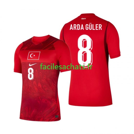 Maillot Turquie Arda Guler 8 Domicile Coupe du Monde 2026 Homme MC