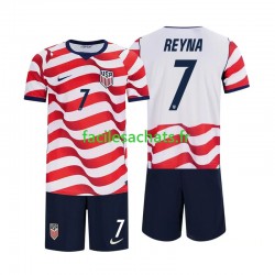 Maillot États-Unis Giovanni Reyna 7 Domicile Coupe du Monde 2026 Enfant MC Maillot États-Unis Giovanni Reyna 7 Domicile Coupe du Monde 2026 Enfant MC