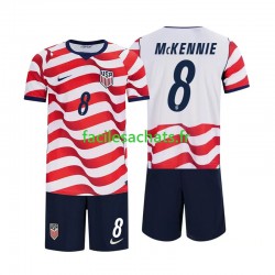 Maillot États-Unis Weston McKennie 8 Domicile Coupe du Monde 2026 Enfant MC