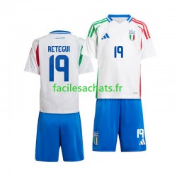 Maillot Italie Mateo Retegui 19 2024 Extérieur Enfant MC