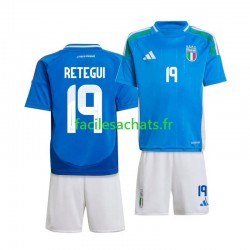 Maillot Italie Mateo Retegui 19 2024 Domicile Enfant MC