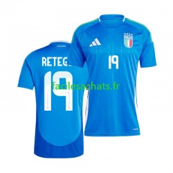 Maillot Italie Mateo Retegui 19 2024 Domicile Homme MC