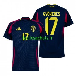 Maillot Suède Viktor Gyokeres 17 2024 Extérieur Homme MC