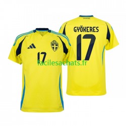 Maillot Suède Viktor Gyokeres 17 2024 Domicile Homme MC